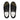 Herren Lace-Up Sneaker Fenrir von vorne, Fenriswolf auf der Zunge, Krallenrisse spiegelbildlich auf beiden Schuhen