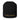 Nyrra-Design Bio-Logo Beanie Wintermütze – Schwarz – Frontansicht