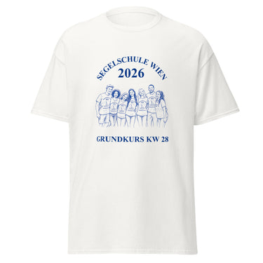 Individuelles Kursshirt KW 28 T-Shirt – Weiß – Frontansicht