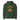 Jammerlappen „Schokolade im Adventkalender“ Weihnachts-Hoodie – Bottle Green – Rückansicht