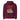Jammerlappen „Nie zu viele Weihnachtskekse“ Weihnachts-Hoodie – Burgundy – Rückansicht