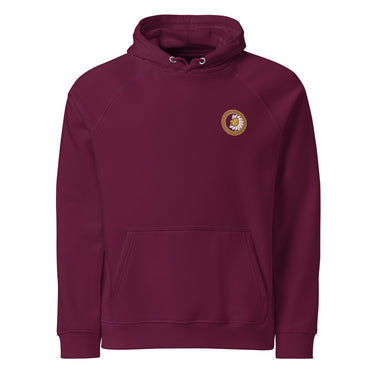 Herakles Griechische Mythologie Hoodie – Burgunderrot – Frontansicht
