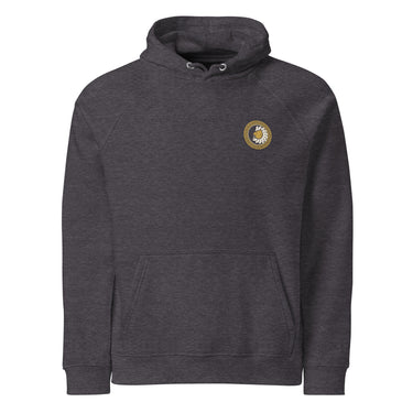 Herakles Griechische Mythologie Hoodie – Anthrazit meliert – Frontansicht
