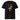 Pizza-Formel V = π·z·z·a Mathe-Wortwitz T-Shirt – Schwarz – Frontansicht