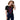 Südstaaten-Flagge Grunge Used-Look T-Shirt Schwarz – Nyrra-Design – Frontansicht