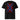 Südstaaten-Flagge Grunge T-Shirt – Schwarz – Frontansicht mit Used-Look Brustdruck
