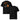 Jammerlappen „Vitamine im Dezember“ Weihnachts-T-Shirt – Schwarz – Rücken- und Vorderansicht