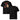 Jammerlappen „Happy whatever!“ Weihnachts-Shirt – Schwarz – Vorder- und Rückansicht