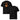 Jammerlappen „Schokolade im Adventkalender“ Weihnachts-Shirt – Schwarz – Vorder- und Rückansicht