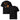 Jammerlappen „Vitamine im Dezember“ Weihnachts-Shirt – Schwarz – Vorder- und Rückansicht