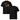 Jammerlappen „Weihnachtskekse aber schon“ Weihnachts-Shirt – Schwarz – Vorder- und Rückansicht