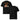 Jammerlappen „Pssst – leise! Ich bin gerade besinnlich.“ Weihnachts-Shirt – Schwarz – Vorder- und Rückansicht