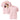 Jammerlappen „Happy whatever!“ Weihnachts-Shirt – Cotton Pink – Vorder- und Rückansicht