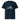 Girl on Bike Minimal Rider Statement T-Shirt – Marineblau – Frontansicht