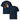 Jammerlappen „Happy whatever!“ Weihnachts-Shirt – French Navy – Vorder- und Rückansicht