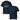 Jammerlappen „Vanille-Kipferl oder Linzer Auge?“ Weihnachts-Shirt – French Navy – Vorder- und Rückansicht