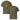 Jammerlappen „Schokolade im Adventkalender“ Weihnachts-Shirt – Khaki – Vorder- und Rückansicht