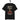 schwarzes T-Shirt mit Spruch nett? ich bin nicht nett. ich würde lächelnd ganze städte niederbrennen um meine familie zu beschützen, Flammen-Icon