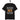 schwarzes T-Shirt mit Spruch was ich an dir ändern würde nix nur die richtung in die ich laufe in weiß und orange
