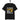 schwarzes T-Shirt mit Spruch ich spreche langsam damit auch du es verstehst in weiß und gelb, gelbe Schnecke als Icon