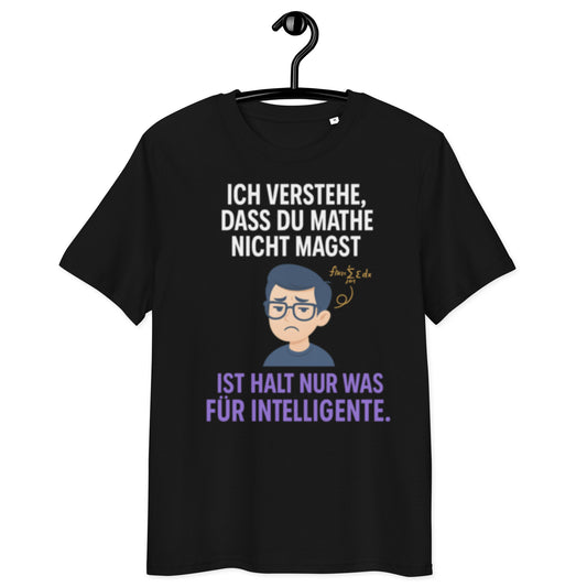 schwarzes T-Shirt mit Spruch ich verstehe dass du mathe nicht magst ist halt nur was für intelligente, genervte Cartoonfigur mit Formel
