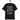 schwarzes T-Shirt mit Spruch bist du heute nicht fit hol dir entspannt einen Kaffee, Kaffee in brauner Schreibschrift, ohne QR-Code