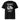 Schwarzes Halloween T-Shirt mit sarkastischem Skelett-Motiv auf Couch