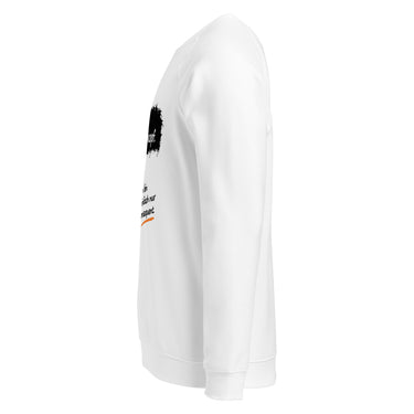 Jammerlappen „Ich bin KEIN Sturkopf“ Pullover – Weiß – Seitenansicht links