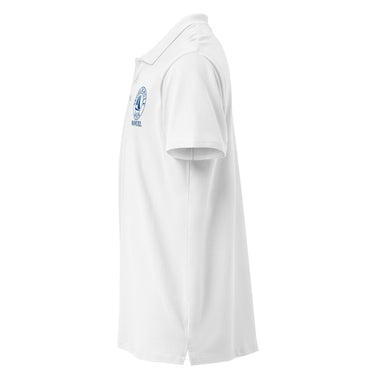 Personal Shirt Manuel Gestickt Poloshirt – Weiß – Seitenansicht links