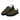 Damen Lace-Up Sneaker Art déco Seitenansicht links, Fächer allover und Plakette
