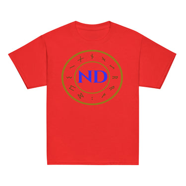 Klassisches Merch T-Shirt für Jugendliche 4-13 Jahre – Frontansicht